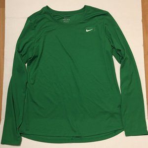 Nike Dri-FIT Green Long Sleeve